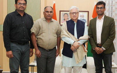 Meeting the Hon’ble Governor of Telangana, H.E. Sri Jishnu Dev Varmaji